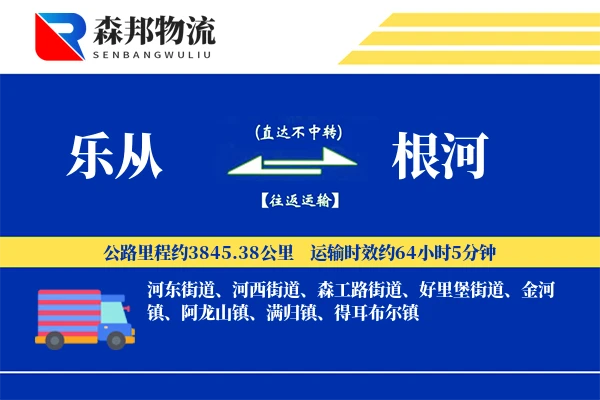 乐从到根河物流公司