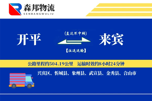 开平到来宾物流公司