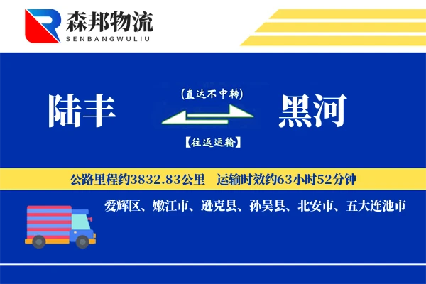 陆丰到黑河物流公司