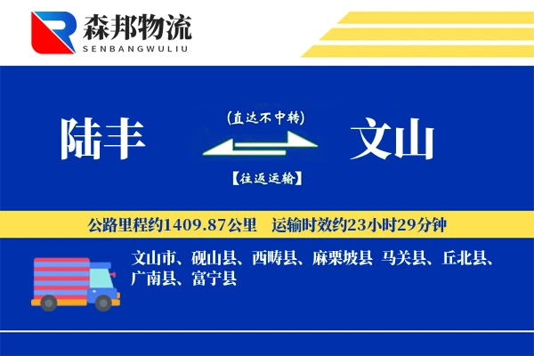 陆丰到文山物流公司