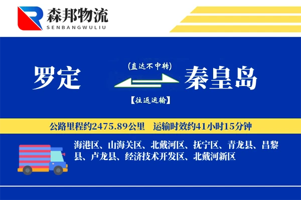 罗定到秦皇岛物流公司