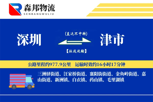 深圳到津市物流公司